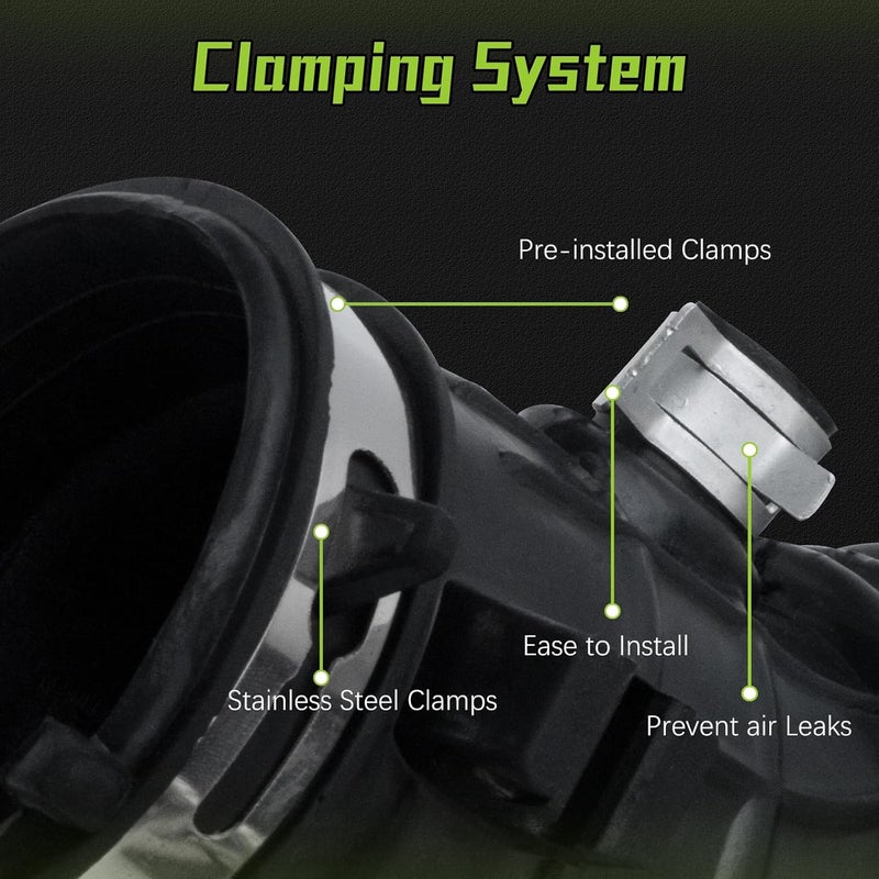 VINMS 17228-RZA-A00 Air Intake Hose Tube With Clamps for 2007 2008 2009 Honda CR-V 2.4L L4 696-140 - Image 4